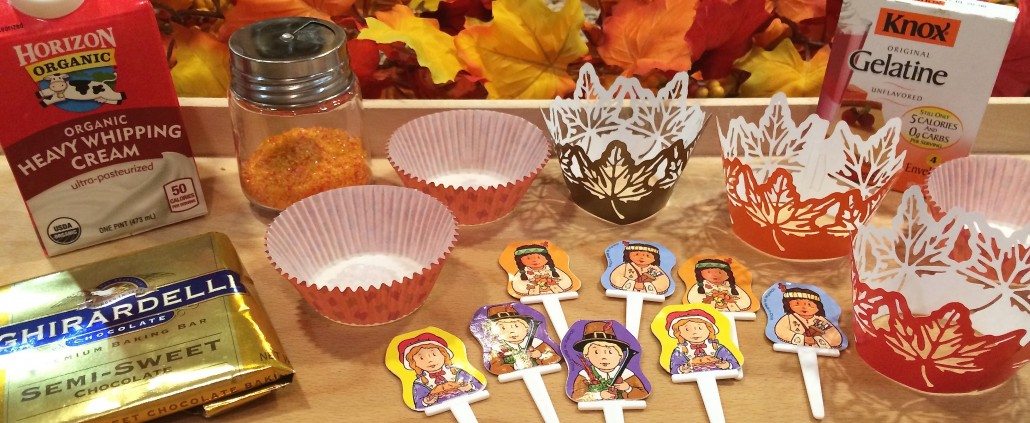 Decoration for Pumpkin Liqueur Cupcakes