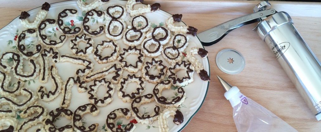 Decorating German Spritz Cookies