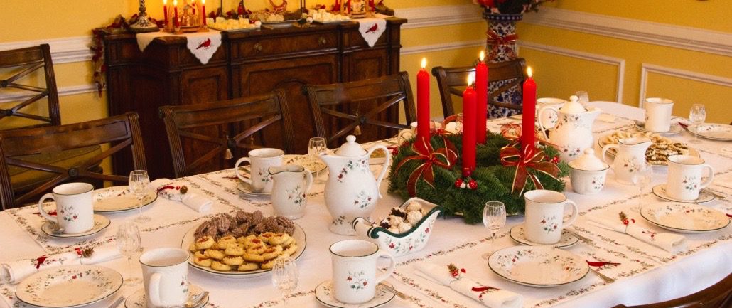 German Christmas Celebrations Table Decorations