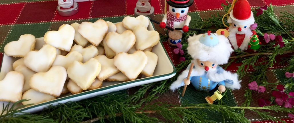 German Lemon Heart Cookies for Christmas
