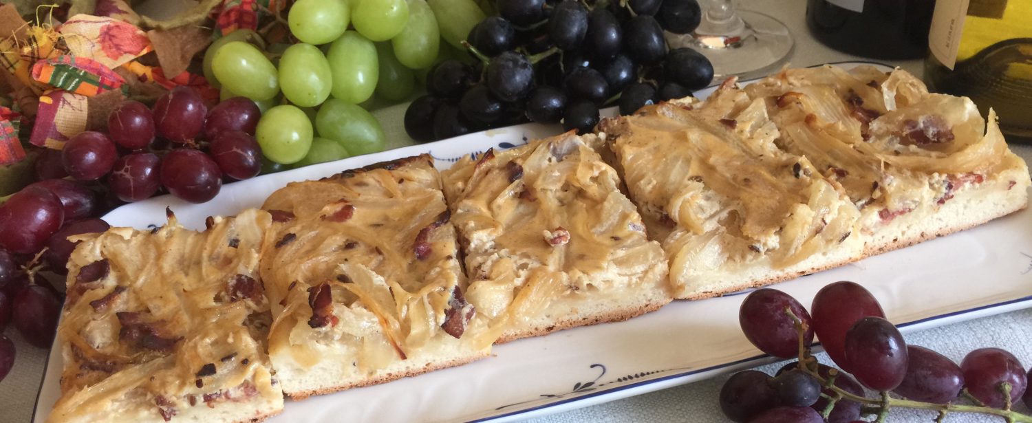 German Onion Cake Recipe Cake is great to be served with New Wine