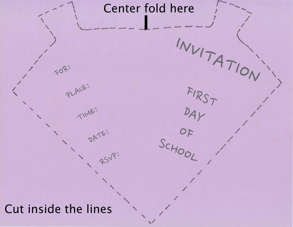 purple invitation template