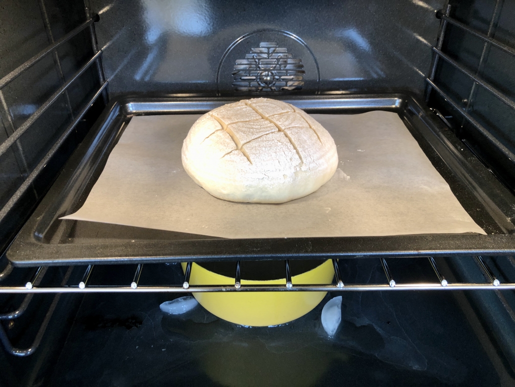 Baking of the Homemade Buttermilk Bread