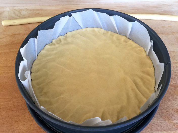 German Apple Cider Cake Shortcrust Pastry filled with a cider cream