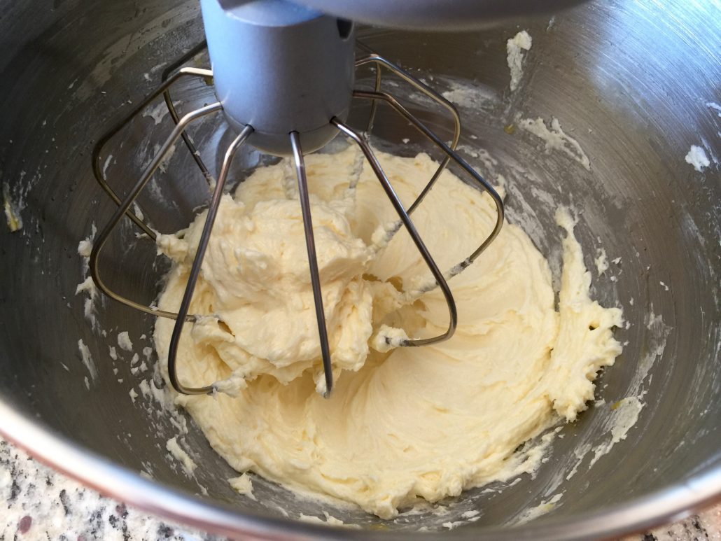 Preparation of dough for Orange Liqueur Cookies