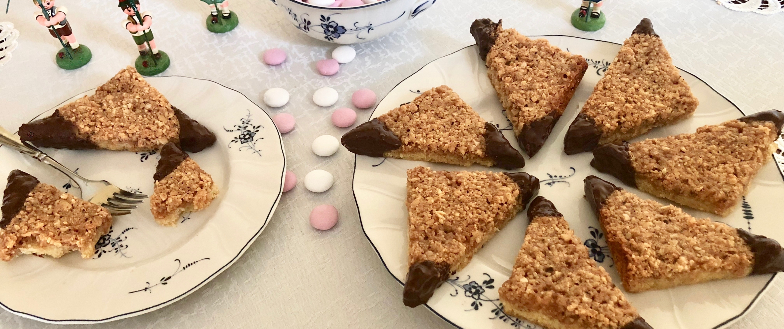 German Nut Corners Recipe Shortcrust Hazelnuts and Almonds