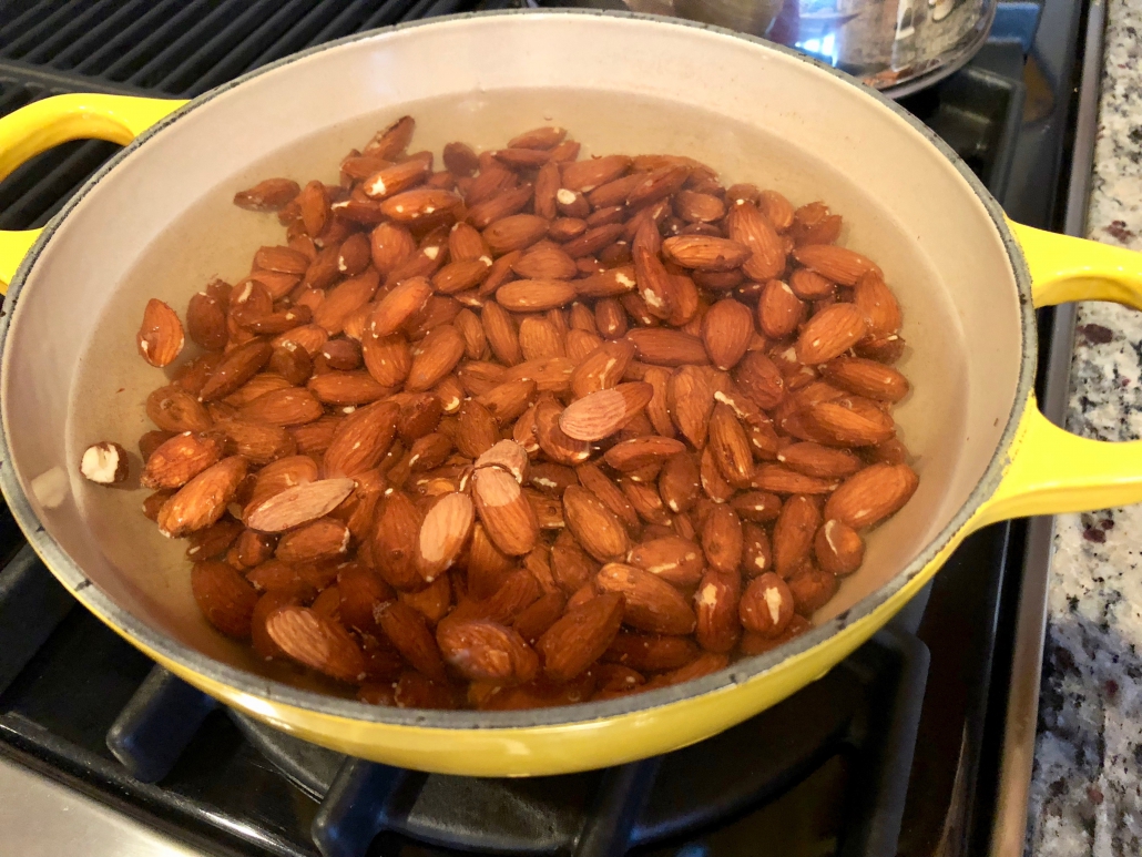 Preparation of almonds