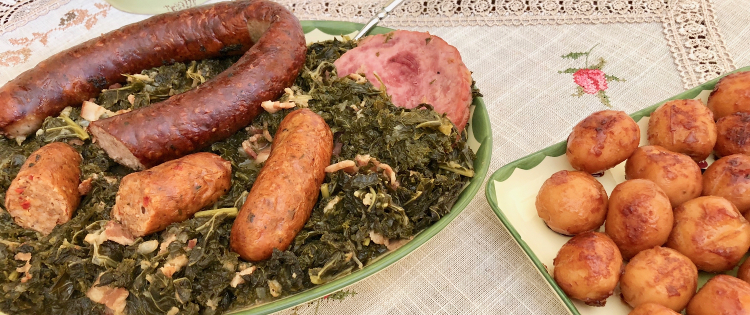 German Style Kale Recipe -Grünkohl mit Pinkel
