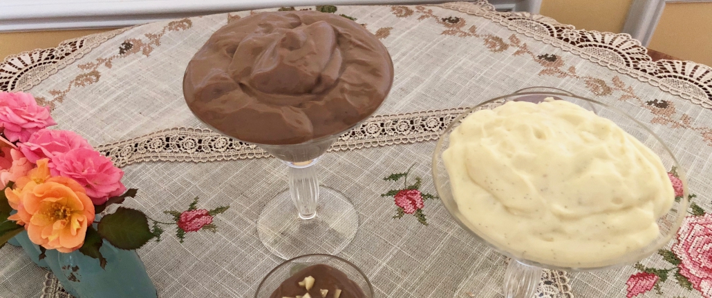 Preparation of Vanilla and Chocolate Pudding