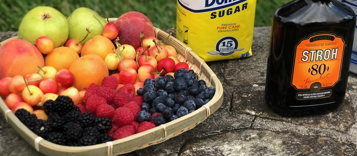 German Rumtopf Recipe Preserved seasonal fruit soaked in alcohol