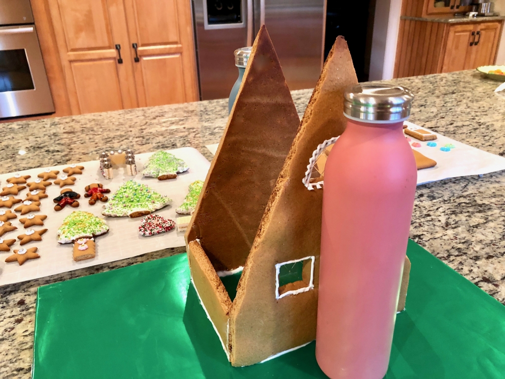 Building the gingerbread house