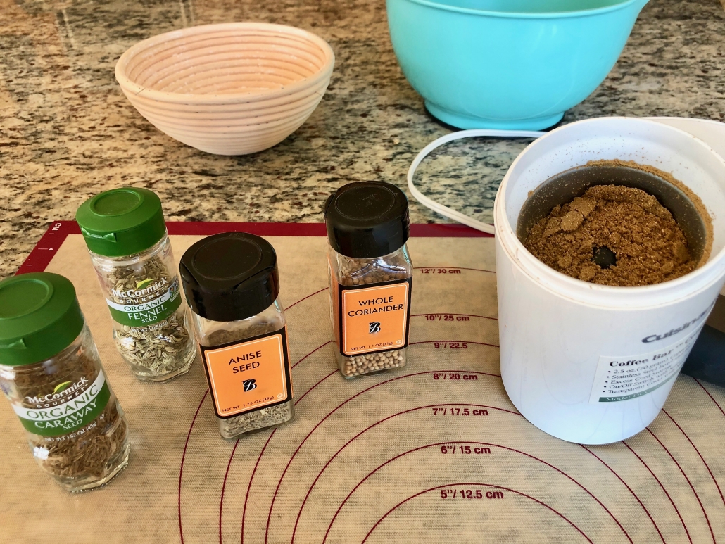 Spice Mixture for the homemade flavored bread