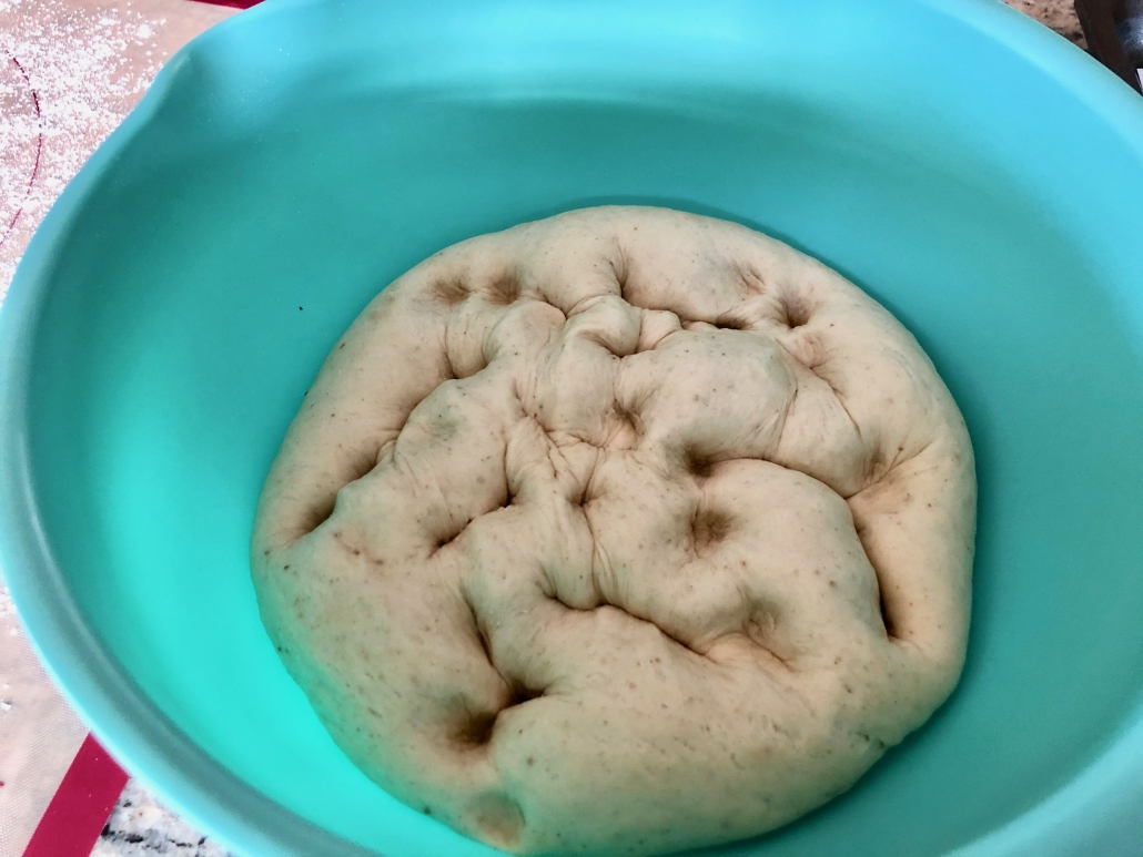 Flatten the dough