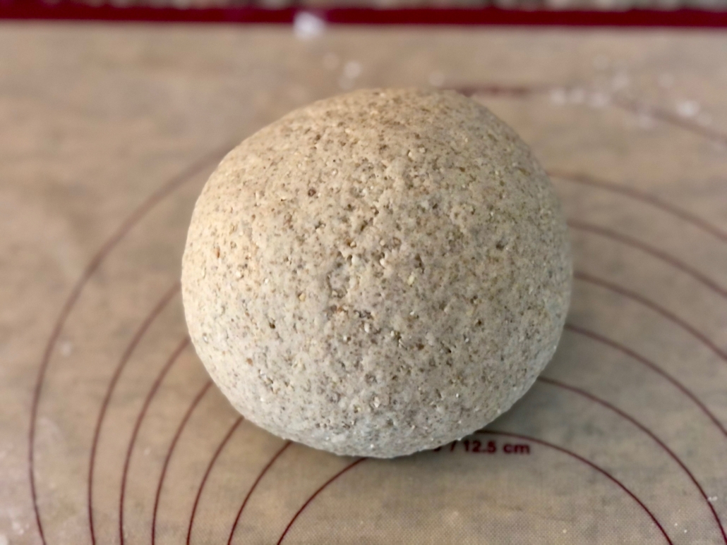 Dough Ball for the oatmeal bread
