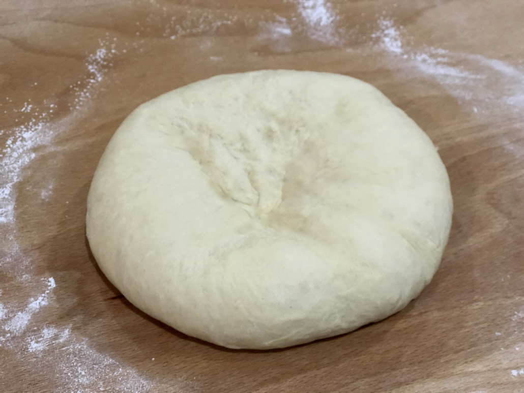 Shaping of the dough