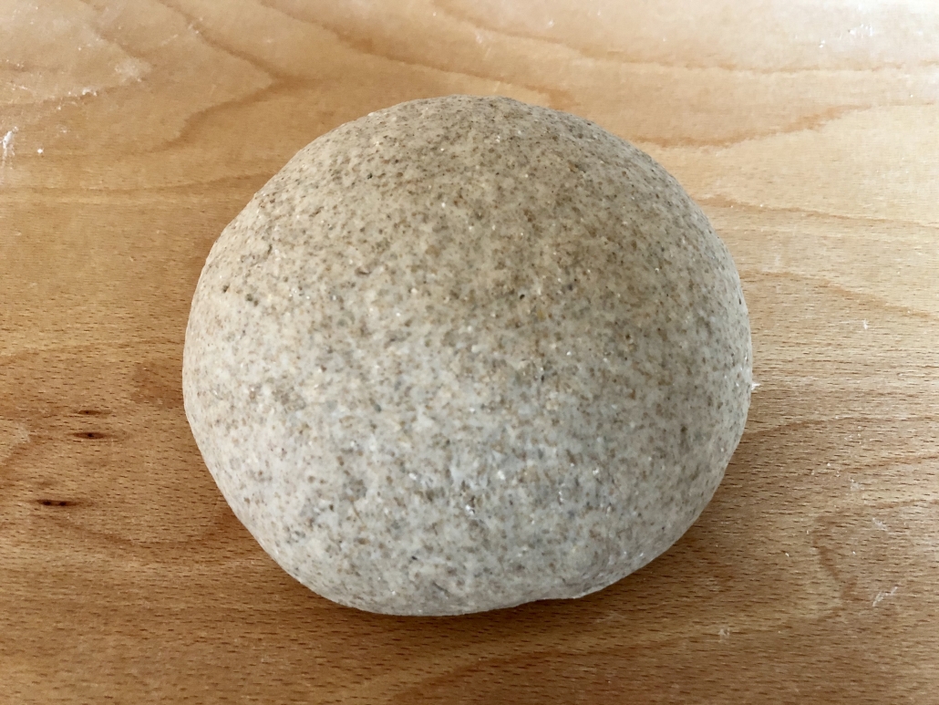 shaping of the round bread