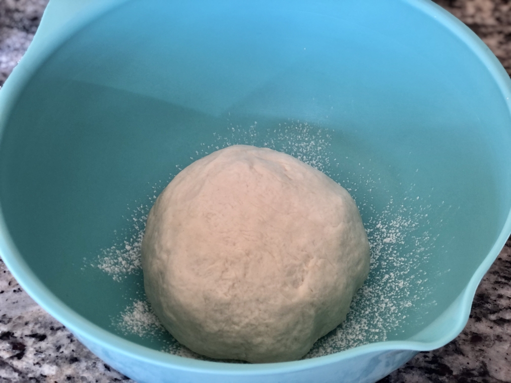 shaping of the dough ball