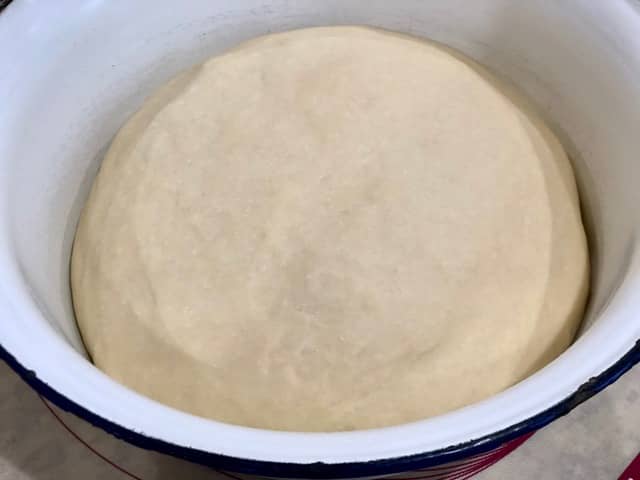 rising of the dough