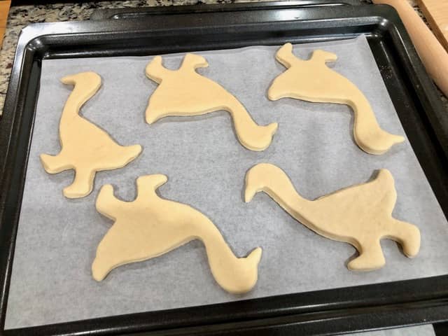 prepare the geese for baking